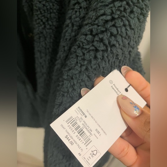 Sonoma Green Sherpa Jacket - Picture 3 of 3